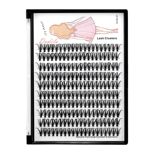 Miniatura 7 de Pestañas postizas individuales 20D de 0.315 a 0.787 pulgadas, grosor de 0.003 pulgadas, rizo D, natural, largas, de color negro, suaves, ligeras
