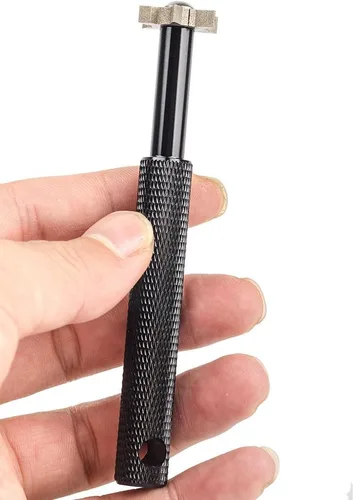 Miniatura 6 de HIFROM Afilador de ranuras con 6 cabezales – Afilador de ranuras para palos de golf, herramienta de reranurado y limpiador para todos los hierros