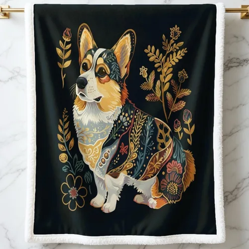 Miniatura 31 de Autumn Teddy Dog Patchwork Sherpa Blanket Fall Cozy Throw Blanket Cute Puppy Quilt Style Warm Soft Blanket for Couch Sofa Bedroom Decor 50x60 Inches