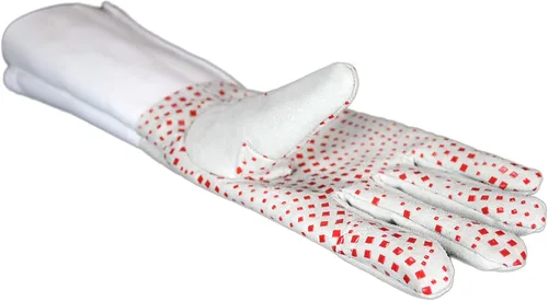Miniatura 3 de Guante de esgrima lavable profesional con partículas antideslizantes de silicona, guantes de esgrima para espada y sable