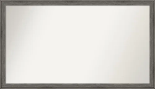 Miniatura 165 de Amanti Art Espejo personalizado, espejo de baño gris plomo a rayas, espejo de pared o espejo de tocador de baño sobre el fregadero