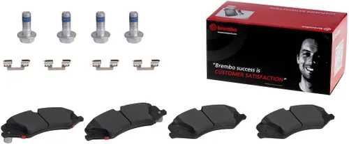 Miniatura 2 de Brembo P44021N Juego de pastillas de freno de disco traseras de cerámica premium LAND ROVER OE# LR079910