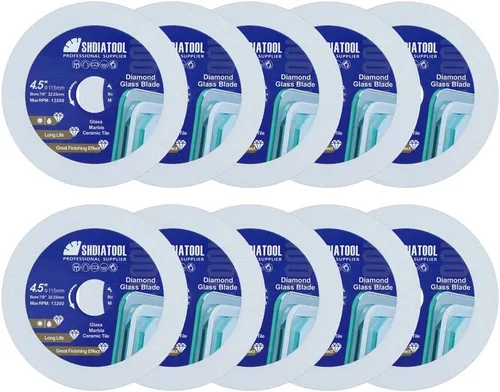 Miniatura 32 de SHDIATOOL Disco de corte de diamante de vidrio de 2 pulgadas, rueda de corte ultradelgada para azulejos de cerámica, porcelana y mármol de 50 mm