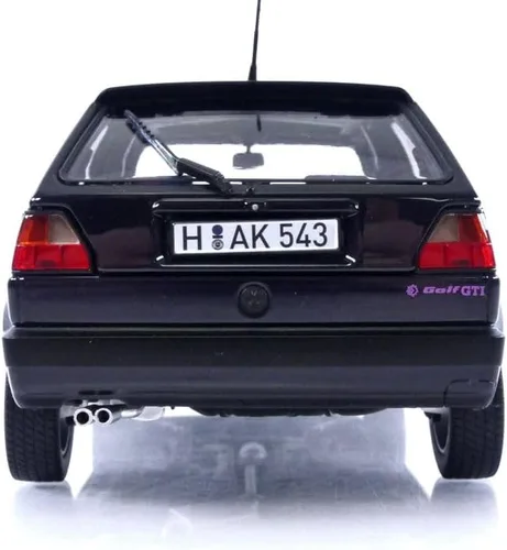 Miniatura 4 de Norev 1991 Golf GTI Fire and Ice Dark Purple Metálico 1/18 Diecast Model Car 188558