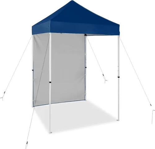 Miniatura 55 de EAGLE PEAK Toldo instantáneo de 5 x 5 con paneles de pared de 4 lados, pequeña tienda de campaña portátil desplegable con bolsa de transporte