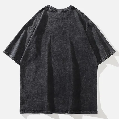 Miniatura 6 de Vamtac Mens Oversized Washed Doberman Graphic Tees Casual Summer Tops Streetwear Aesthetic T-Shirt Unisex