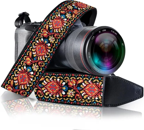Miniatura 34 de Art Tribute Correa de cámara para el hombro, cinturón cruzado para todas las cámaras DSLR y sin espejo, incluyendo binoculares, correa universal