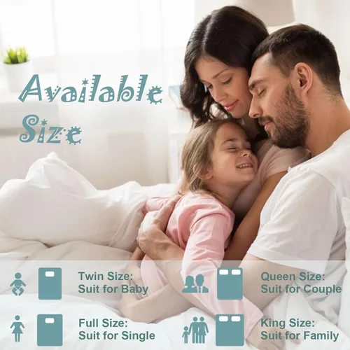Miniatura 7 de Grounding Sheets - Sábana bajera ajustable de 39 x 75 x 15 pulgadas, 10% fibra plateada pura, sábanas de cama con tierra para mejorar el sueño