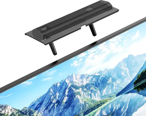 Miniatura 11 de Soporte para barra de sonido, estante superior de TV de acero sin perforaciones, se adapta a la mayoría de barras de sonido de hasta 15 libras