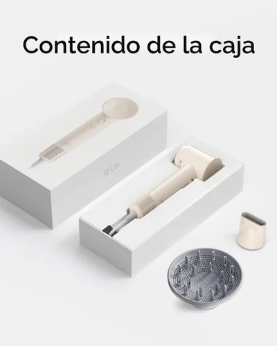 Miniatura 9 de Secador de Pelo Laifen SE Lite, Secador de Pelo Iónico Negativo con Motor Sin Escobillas de 100,000 RPM para Secado Rápido, Secador de Pelo de Alta