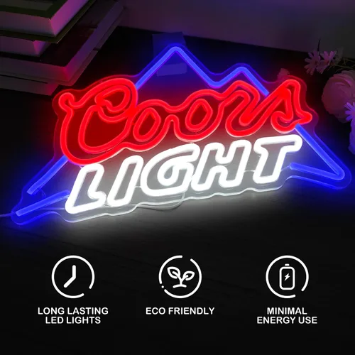 Miniatura 5 de Letreros de Neón de Cerveza para Pared Regulables Letrero Luminoso de Neón Letreros de Luces LED de Cerveza para Cueva del Hombre Pub Fiesta Letrero