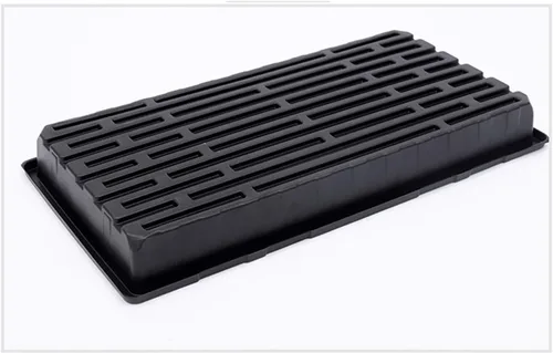 Miniatura 2 de Seed Starter Tray,2 Pack 21" x 11" x 2",Heavy Duty Plastic No Drain Holes Plant Trays,Microgreens Growing Trays,Seedling Starter Trays for