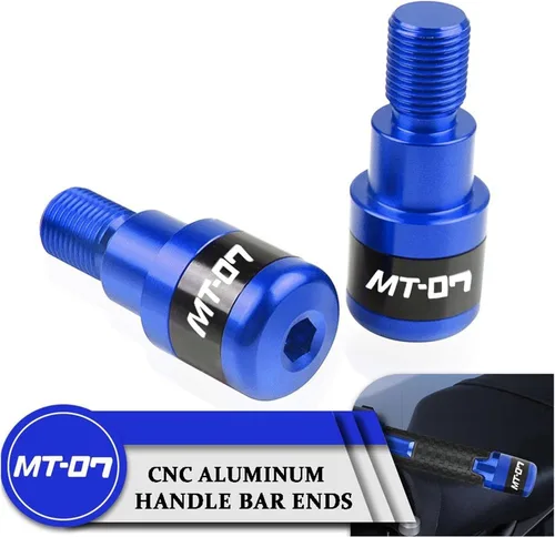 Miniatura 6 de Tapón de agarre para manillar de motocicleta y motocicletas, tapas de extremos para Yamaha MT07 FZ07 MT-07 FZ-07 2014-2021 2015 2016 2017 2018 2019