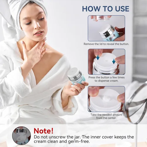 Miniatura 6 de Crema facial instantánea con retinol, colágeno y ácido hialurónico, crema de cuello para tensar y reafirmar – Hidratante facial antienvejecimiento