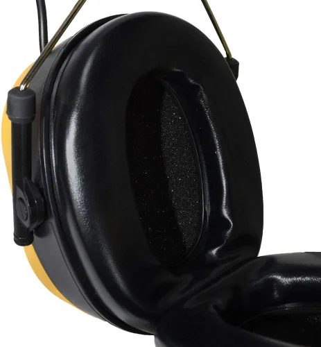Miniatura 3 de DEWALT DPG17 Protección auditiva recargable Bluetooth, Negro/Amarillo, Diadema ajustable, NRR 25