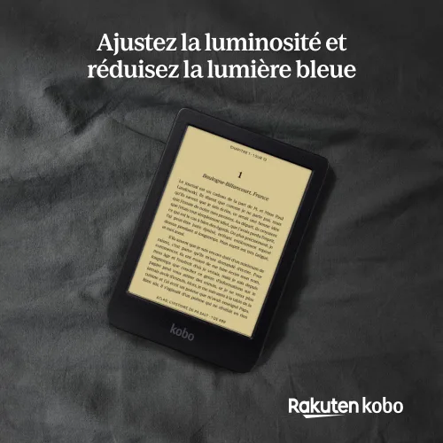 Miniatura 5 de Kobo Clara BW eReader Pantalla táctil antideslumbrante de 6 pulgadas con ComfortLight PRO Opción de modo oscuro Audiolibros Resistente al