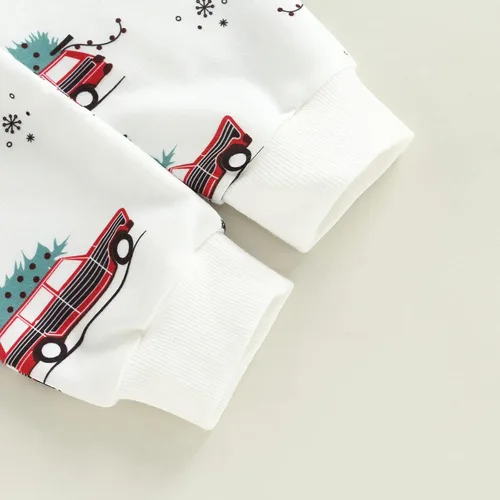 Miniatura 7 de Conjunto de sudadera de calabaza y pantalón para bebé y niño, de manga larga