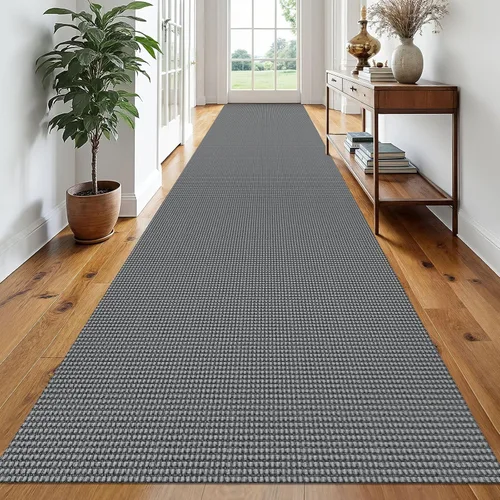 Miniatura 97 de EARTHALL Alfombra de pasillo 3x14 pies, alfombras lavables extra largas para pasillos, tejidas, antideslizante, alfombra trenzada para entrada