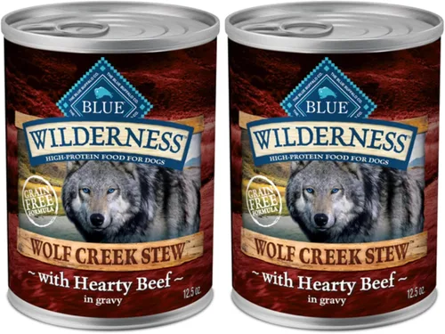 Miniatura 14 de Blue Buffalo Wilderness Wolf Creek - Estofado de carne de res abundante en salsa con alto contenido de proteínas y sin granos, lata de 12.5 onzas, 3