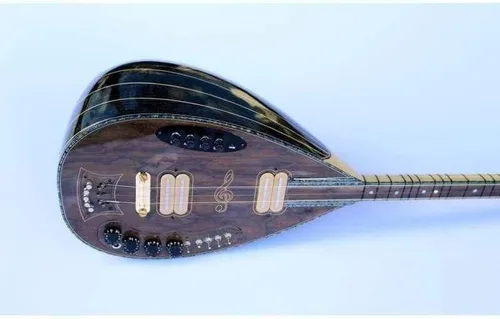 Miniatura 2 de Electro eléctrico turco del cuello largo Saz Baglama con el ecualizador/Dest EQ2