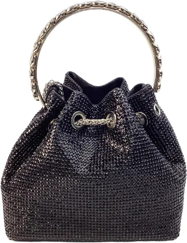 Miniatura 7 de Bolsas de diamantes de imitación para mujer, bolso de mano con lentejuelas brillantes, bolso de noche para boda, cóctel, graduación, fiesta, club