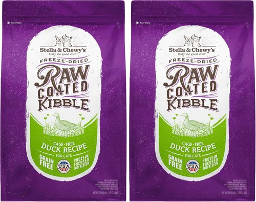 Miniatura 11 de Stella & Chewy's Comida para Gatos con Recubrimiento Crudo - Croquetas Altas en Proteínas, Sin Granos con Salmón de Captura Silvestre - Soporte