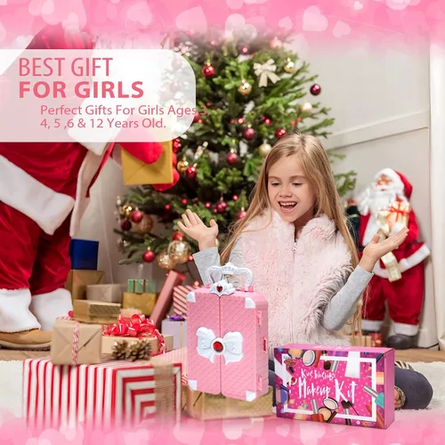 Miniatura 6 de Kit de Maquillaje para Niñas, Juguetes para Niñas - Maquillaje Lavable con Espejo, Sets de Maquillaje para Niñas de 5-8 años, Maquillaje para Niñas