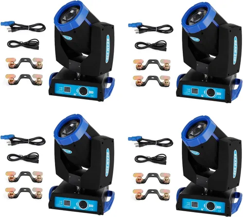 Miniatura 10 de Topteng 2pcs 7R 230W Beam Sharpy Moving Head Light 17 Gobos RGBW Beam Lights, DJ Lights Zoom Moving Head Beam Beam Sharpy Light 8 Prism Strobe DMX