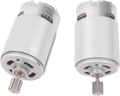 SHENGLE 2 piezas 550 30000RPM 12 voltios motor eléctrico, alta velocidad RS550 12V motor caja de cambios accesorios para ruedas eléctricas niños