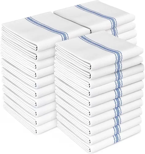 Miniatura 13 de Zeppoli - Trapos de cocina, de algodón, para cocina o limpieza, reusables, súper absorbentes, lavables a máquina, para chefs, paquete de 15 gris
