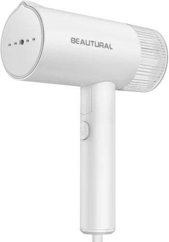 Miniatura 8 de BEAUTURAL Vaporizador para ropa, removedor de arrugas portátil de ropa, calentamiento rápido de 30 segundos, plegable y de mano, solo 120 V