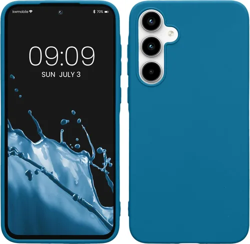 Miniatura 189 de kwmobile Funda compatible con Samsung Galaxy A23 4G / 5G - Funda de silicona TPU metálica suave y delgada - Rojo oscuro metálico
