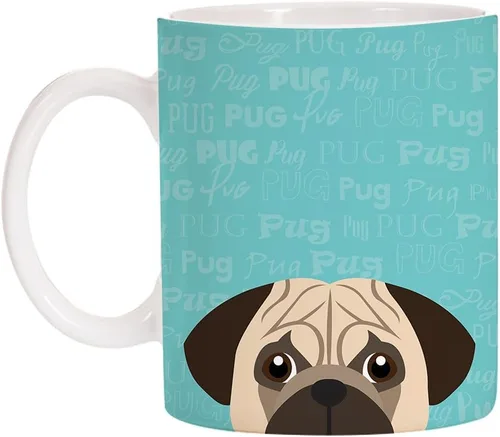 Miniatura 39 de Taza de café de cerámica con diseño de raza de perro de 11 oz (Border Collie)
