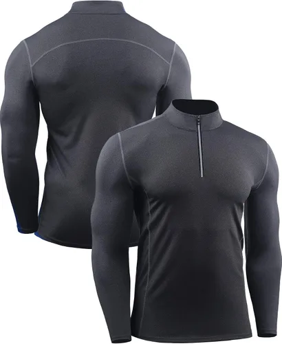 Miniatura 5 de NELEUS Paquete de 3 camisetas de compresión atlética para hombre