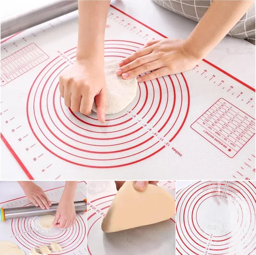 Miniatura 6 de Prensa Empanada de 6 pulgadas, con alfombrilla de pastelería antiadherente grande y corte de masa para hacer pasteles, empanadas, calcomanías