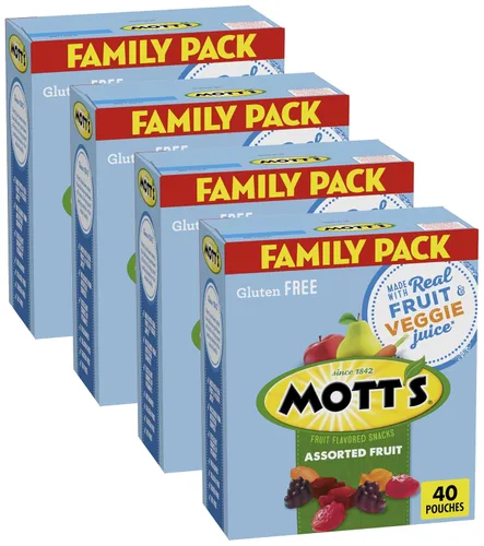 Miniatura 5 de Aperitivos Mott's con sabor a frutas, surtido de golosinas, 0.8 onzas, 40