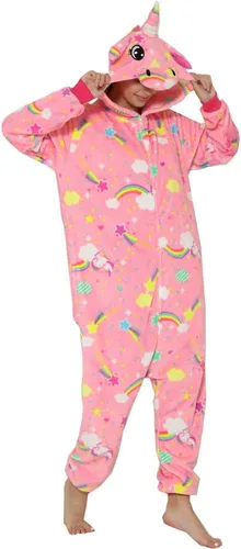 Miniatura 3 de Licorne - Pijama unisex para adultos, ropa de dormir de Navidad para cosplay