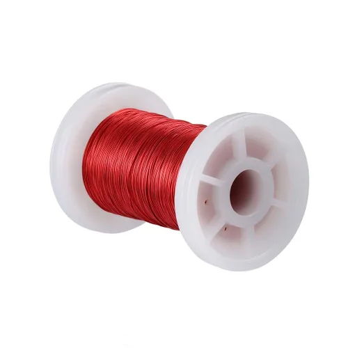 Miniatura 37 de BNTECHGO - Alambre magnético de 26 AWG, cable de cobre esmaltado para bobinado, 4 onzas, 0.0157 pulgadas de diámetro, 1 bobina de color rojo, Rojo 4