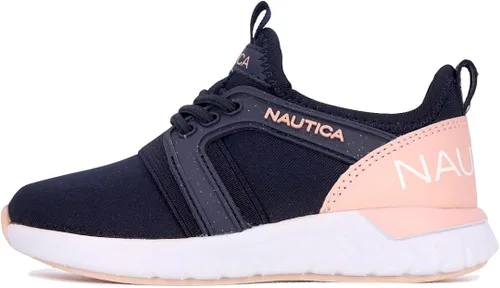 Miniatura 2 de Nautica Tenis de moda con cordones para niños, transpirables y atléticos, para correr, para niño y niña, (niño pequeñoniño)