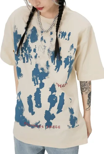 Miniatura 3 de Aelfric Eden Camisetas gráficas de gran tamaño unisex con estampado de graffiti camisetas de inyección de tinta