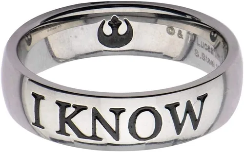 Miniatura 3 de Star Wars Anillo unisex de acero inoxidable I Know Talla 12