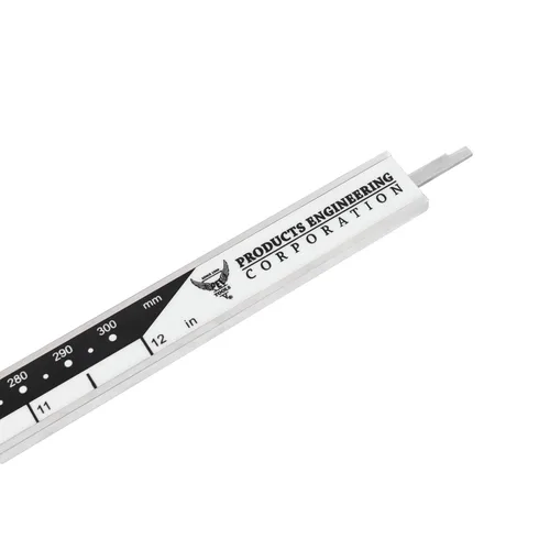 Miniatura 2 de PEC Tools Calibre Digital, Calibre Industrial de Acero Inoxidable de 12 Pulgadas/300mm de Grado, Resistente al Agua IP67 y al Aceite, Apagado