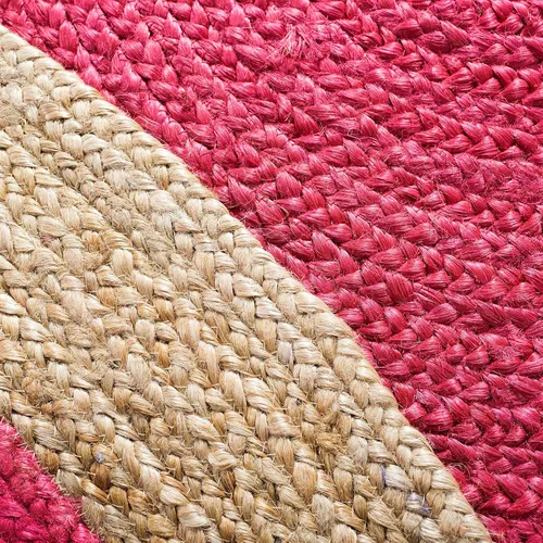 Miniatura 24 de SAFAVIEH Alfombra de Área Redonda de 10' - Colección de Fibra Natural - Verde y Marrón Natural, Yute Hecho a Mano, Diseño de Borde Trenzado (NF801G)
