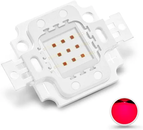 Miniatura 17 de CHANZON Foco LED de alta potencia de 10W con chip infrarrojo (IR 850nm / Entrada 900mA / DC 5V - 6V / 10 vatios) SMD COB Diodo emisor de luz para O)