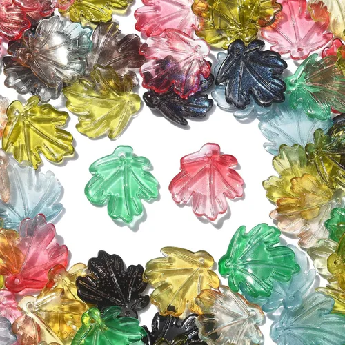 Miniatura 35 de Ipotkitt 100 dijes de cristal colorido con forma de lágrima de cristal facetado para hacer aretes, collares, joyas
