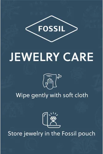 Miniatura 6 de Fossil - Collar con colgante de acero inoxidable en tono dorado para mujer