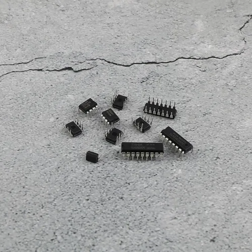 Miniatura 6 de 50pcs 10 Tipos Circuito Integrado Chip Surtido Kit Baja Entrada Baja Voltaje LM324 LM358 LM386 LM393 UA741 NE5532 NE555 PC817 ULN2003 ULN2803