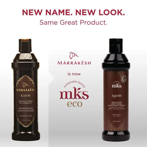 Miniatura 2 de Earthly Body MKS eco Kahm acondicionador suavizante, aroma original, desenreda, hidrata y repara el cabello, con aceite de argán marroquí, aceite