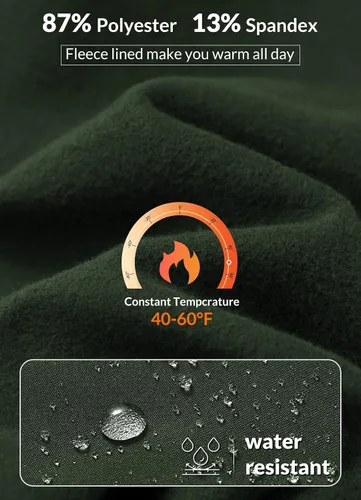 Miniatura 3 de BALEAF Pantalones deportivos con forro polar para mujer, resistentes al agua, térmicos, para senderismo, pantalones deportivos para correr, ropa