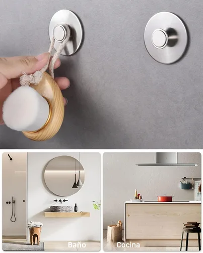 Miniatura 3 de 2 protectores de jabón magnéticos para barra de jabón, soporte de jabón de acero inoxidable para pared de ducha y cocina/baño, fácil de limpiar